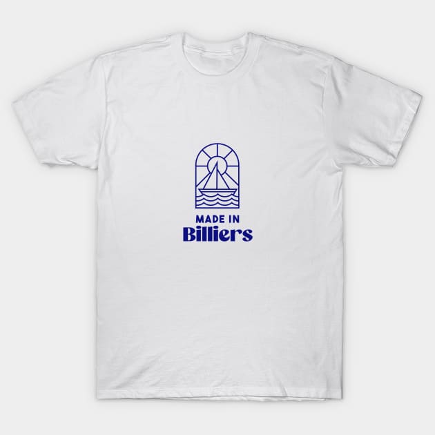 Made in Billiers - Brittany Morbihan 56 Sea Beach Holidays T-Shirt by Tanguy44